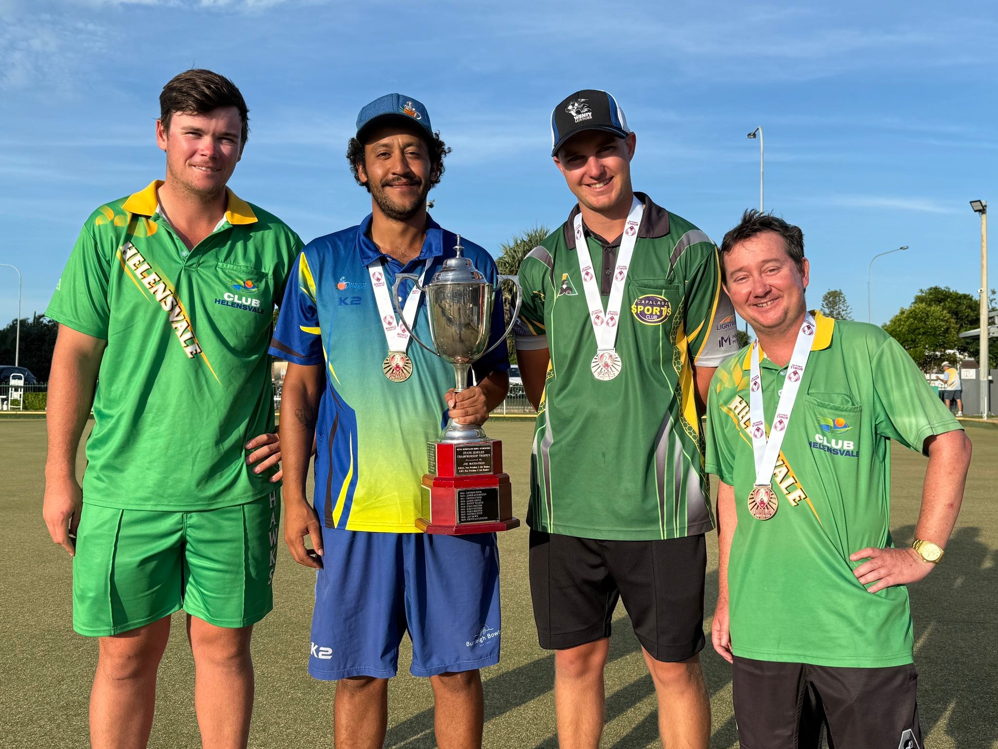 Bowls - 2025 QLD State Men’s Singles finalists: Jake Rynne (Fourth ...