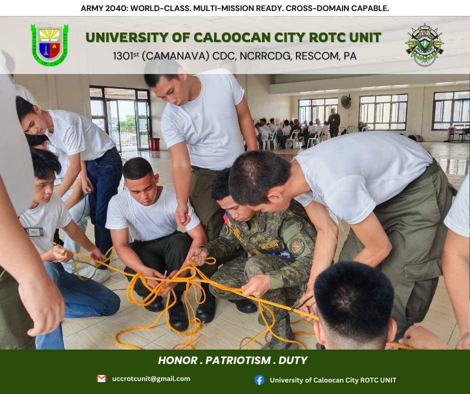 University of... - University of Caloocan City ROTC UNIT