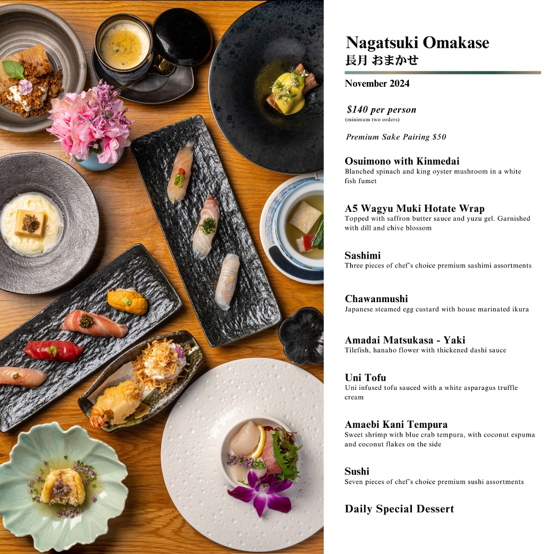 Omakase by Osen - New Omakase Menu is Now Here! Nagatsuki...