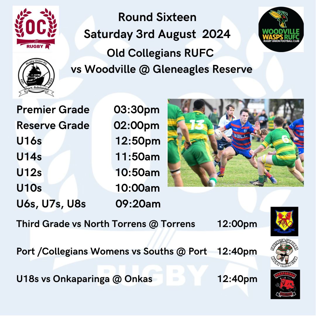 Old - Please note updated kick off timings for our Junior Grades who ...