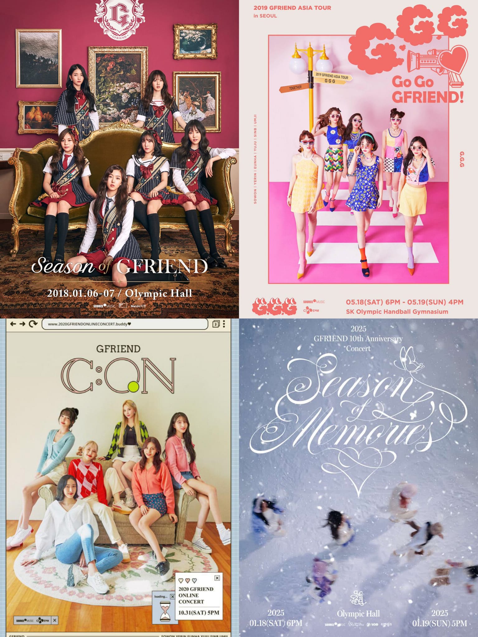 ✨ GFRIEND 10th Anniversary Concert 2025 'Season of Memories' Asia