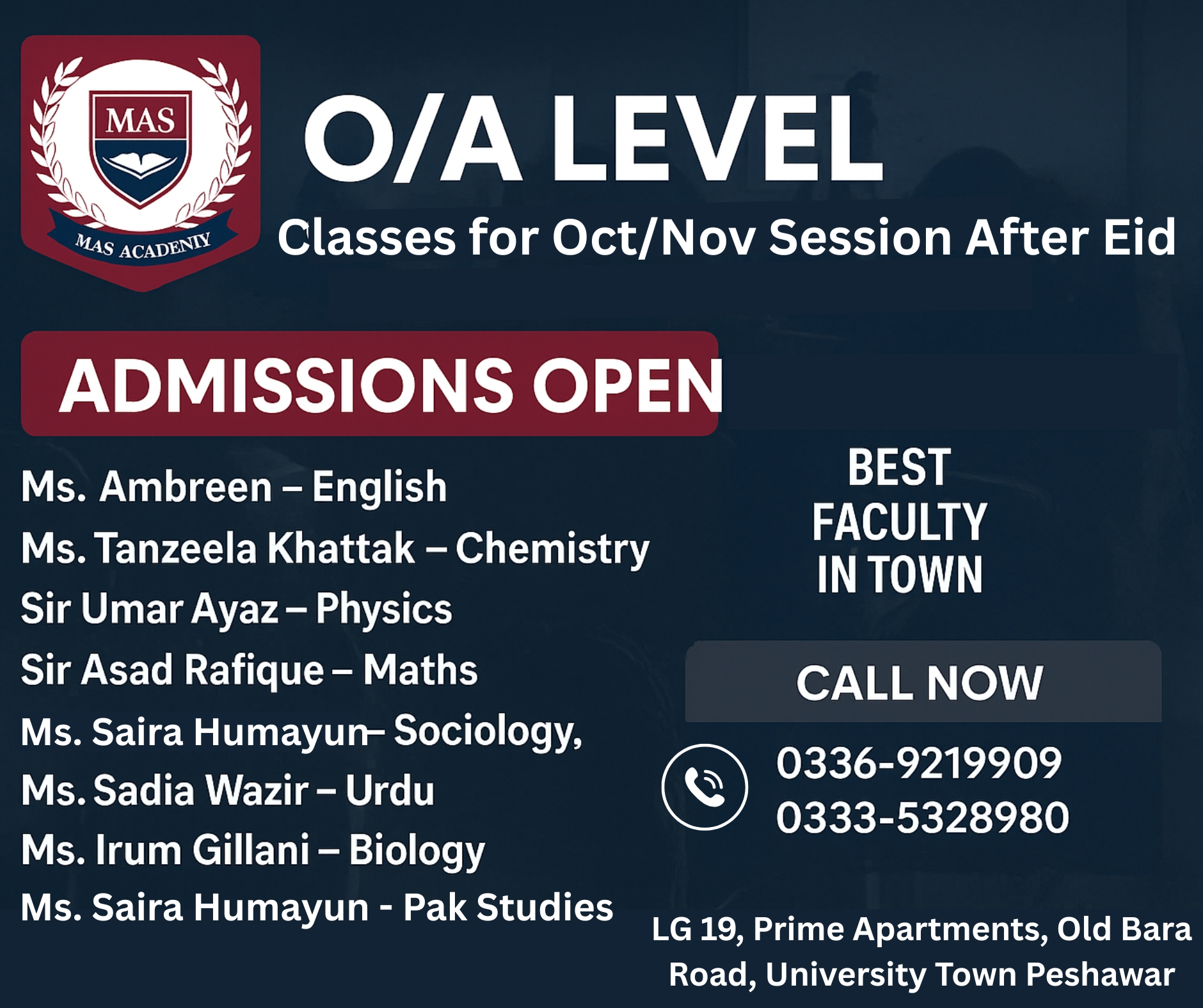 MAS Academy | Peshawar