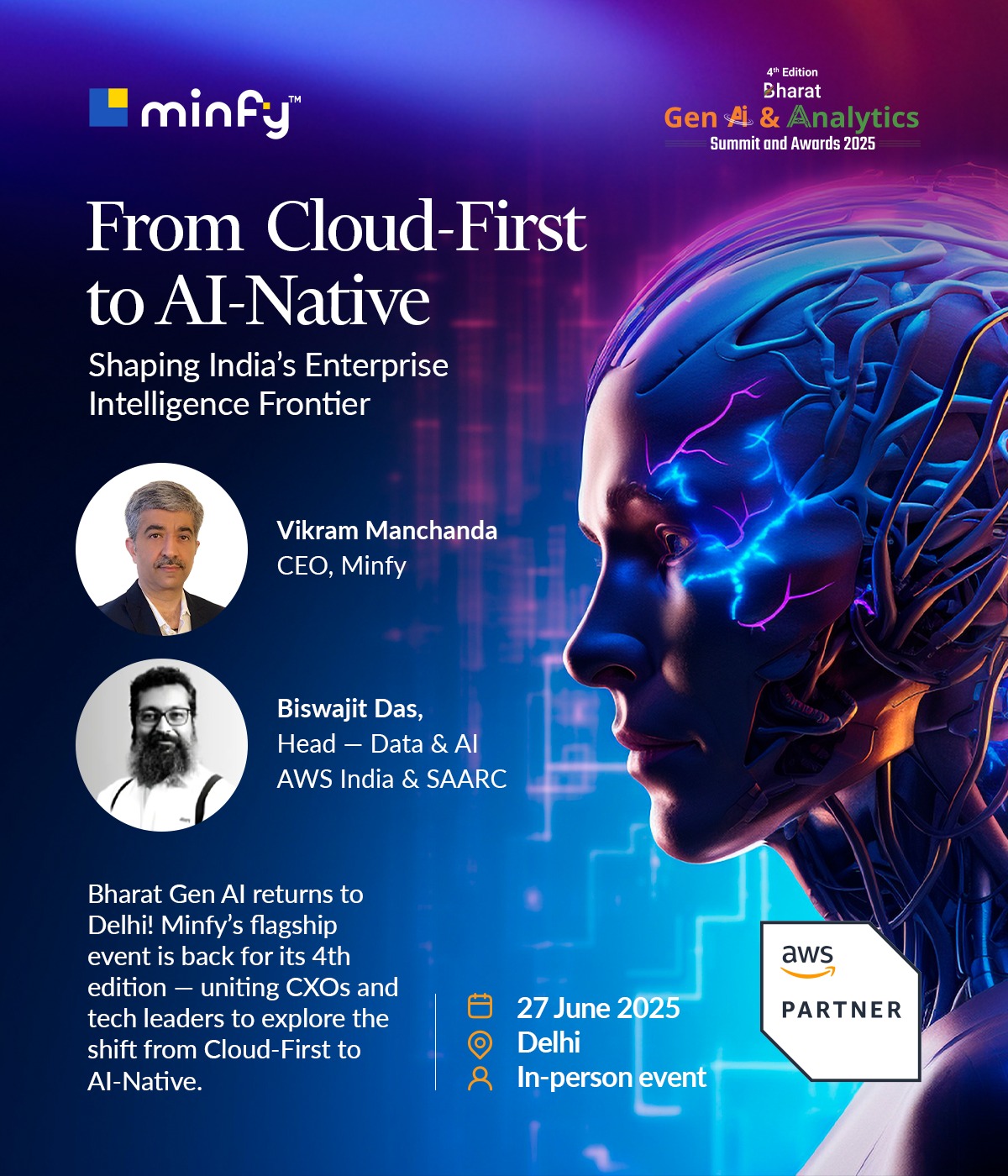 Minfy - 🚀 Keynote Spotlight at Bharath Gen AI 2025 📍 27 June | Pride ...