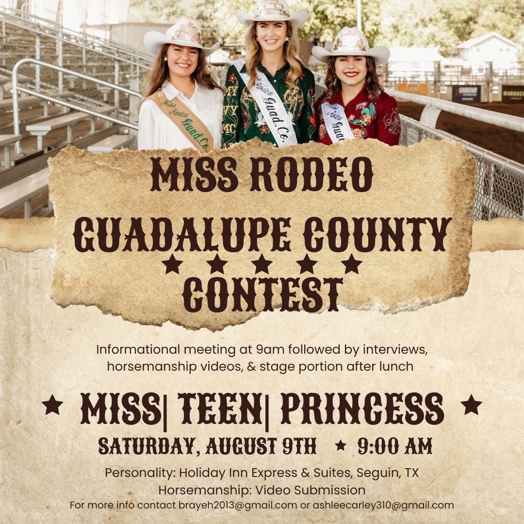 Miss Rodeo Guadalupe County Contest