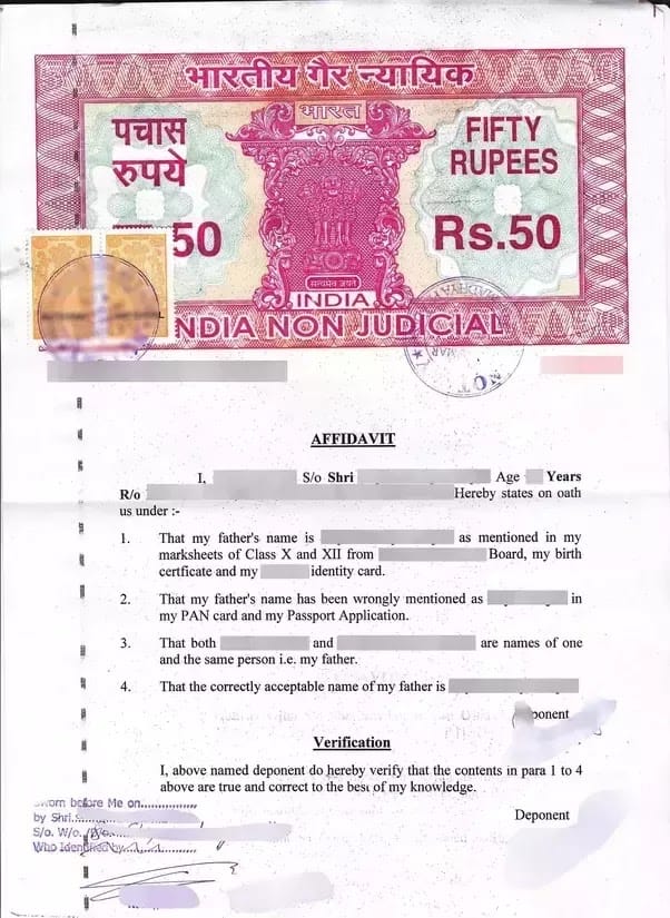 Indianadvocay - AFFIDAVITE Affidavit is a legal document which is oath ...