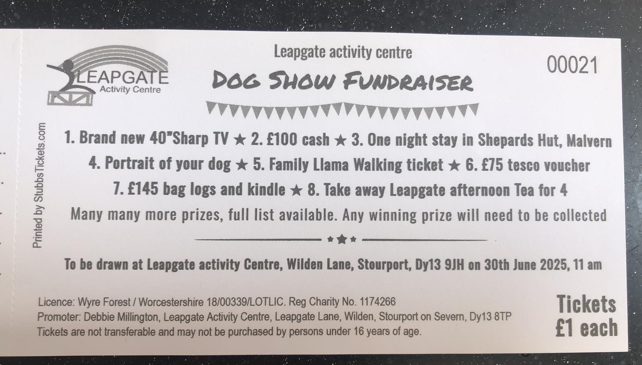 Leapgate - As the dog show fast approaches we announce our raffle with ...