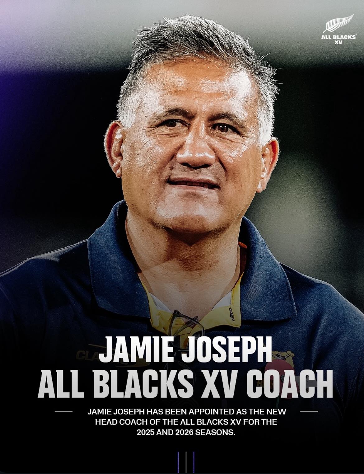Myth - Jamie Joseph announced as the head coach of the All Blacks XV ...