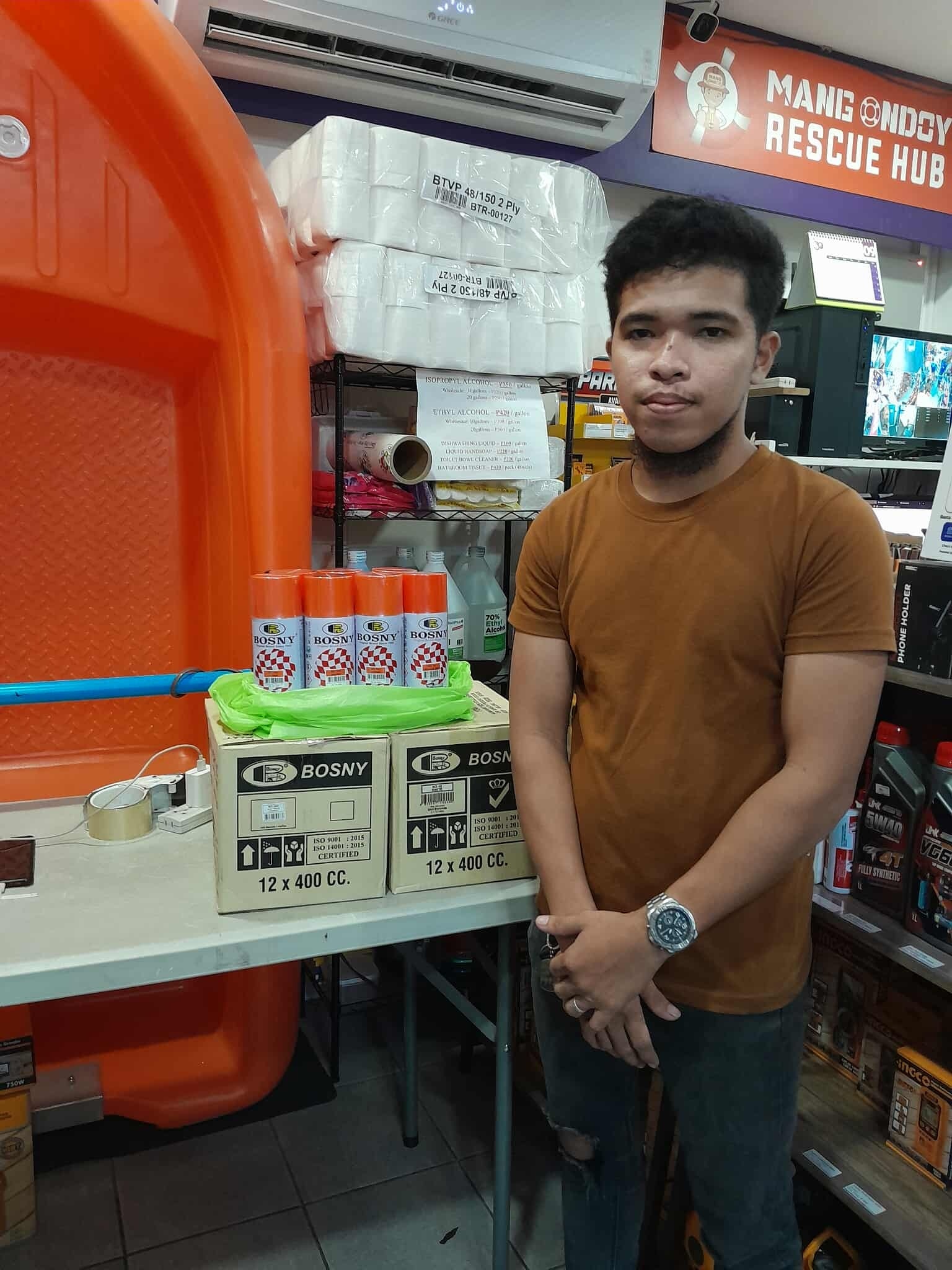 Bosny - Visit our store Bosny Spray TIMOG QUEZON CITY Bosny Spray Paint ...