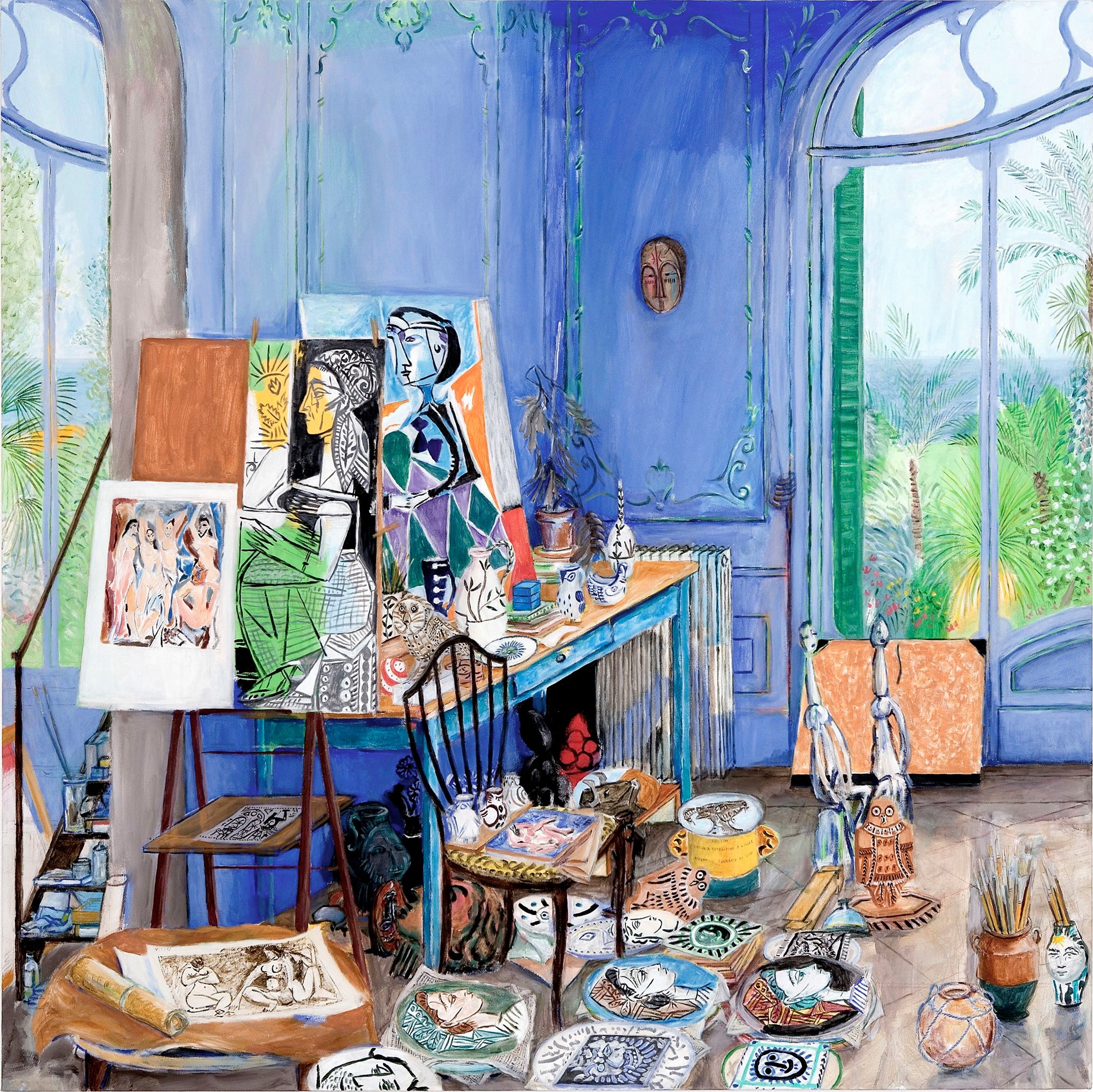 Damian - Picasso's Villa La Californie, 66 x 66 in from this