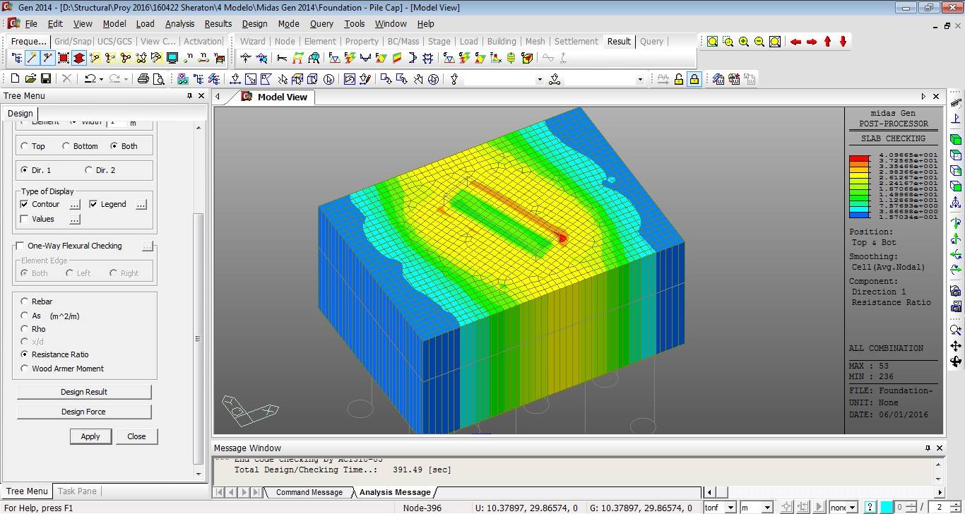 CHV Ingenieros - PILE CAP DESIGN AND ANALYSIS WITH MIDAS...