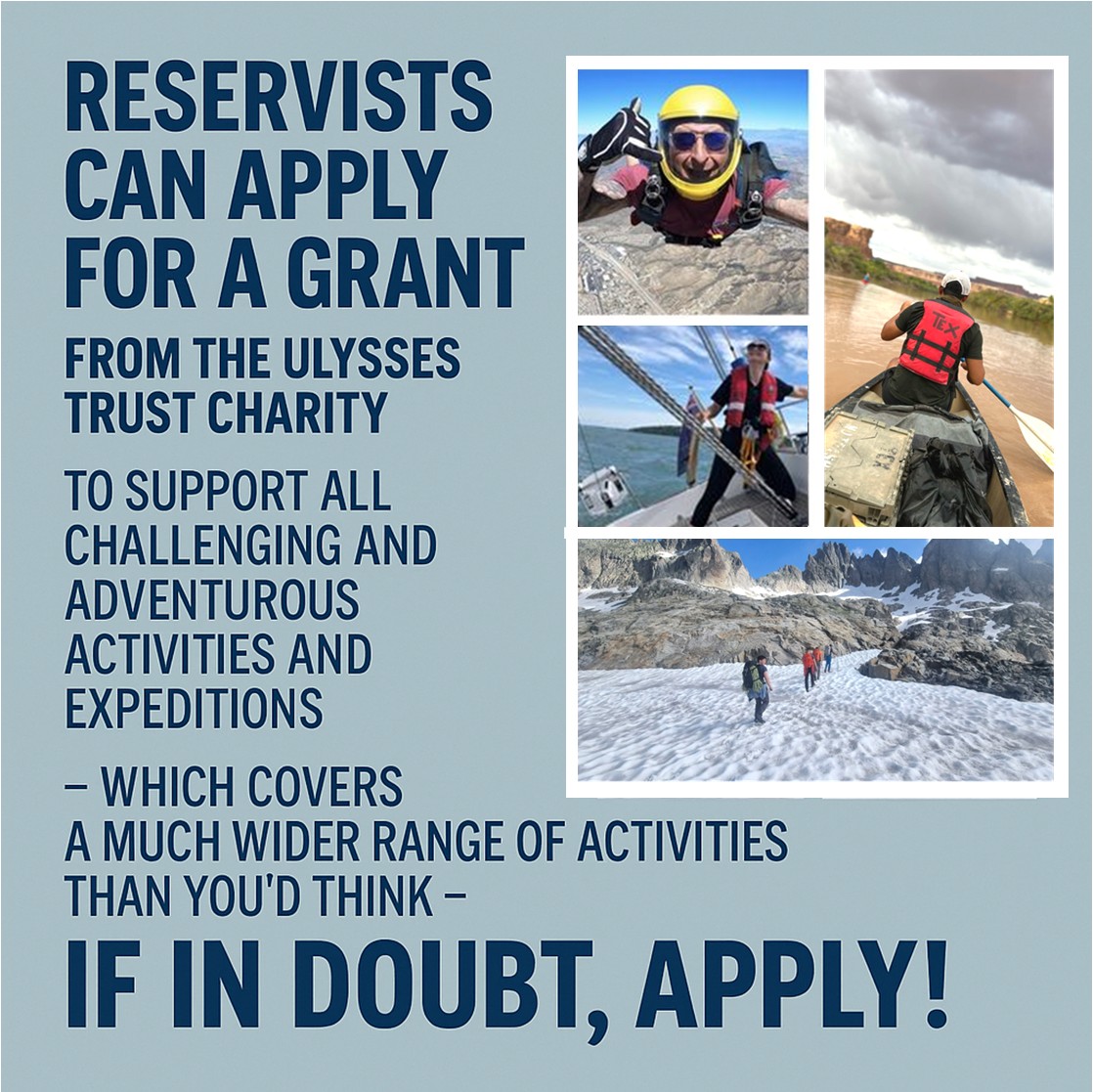 The Ulysses - Reservists can apply for a grant from the Ulysses Trust ...