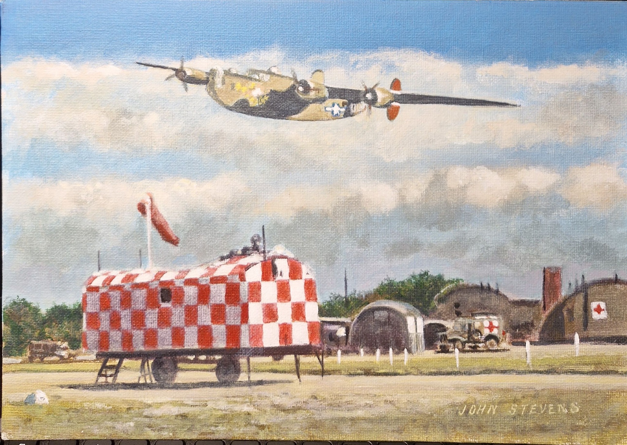 Revised painting of B24 Liberator 