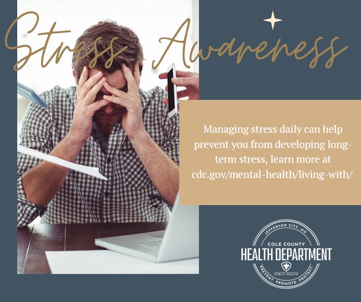 Cole - April is stress awareness month. Stress is a natural response ...