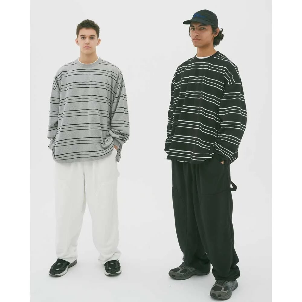 🇯🇵 S.F.C SUPER BIG LS TEE(MULTI STRIPE) Mop1xxx