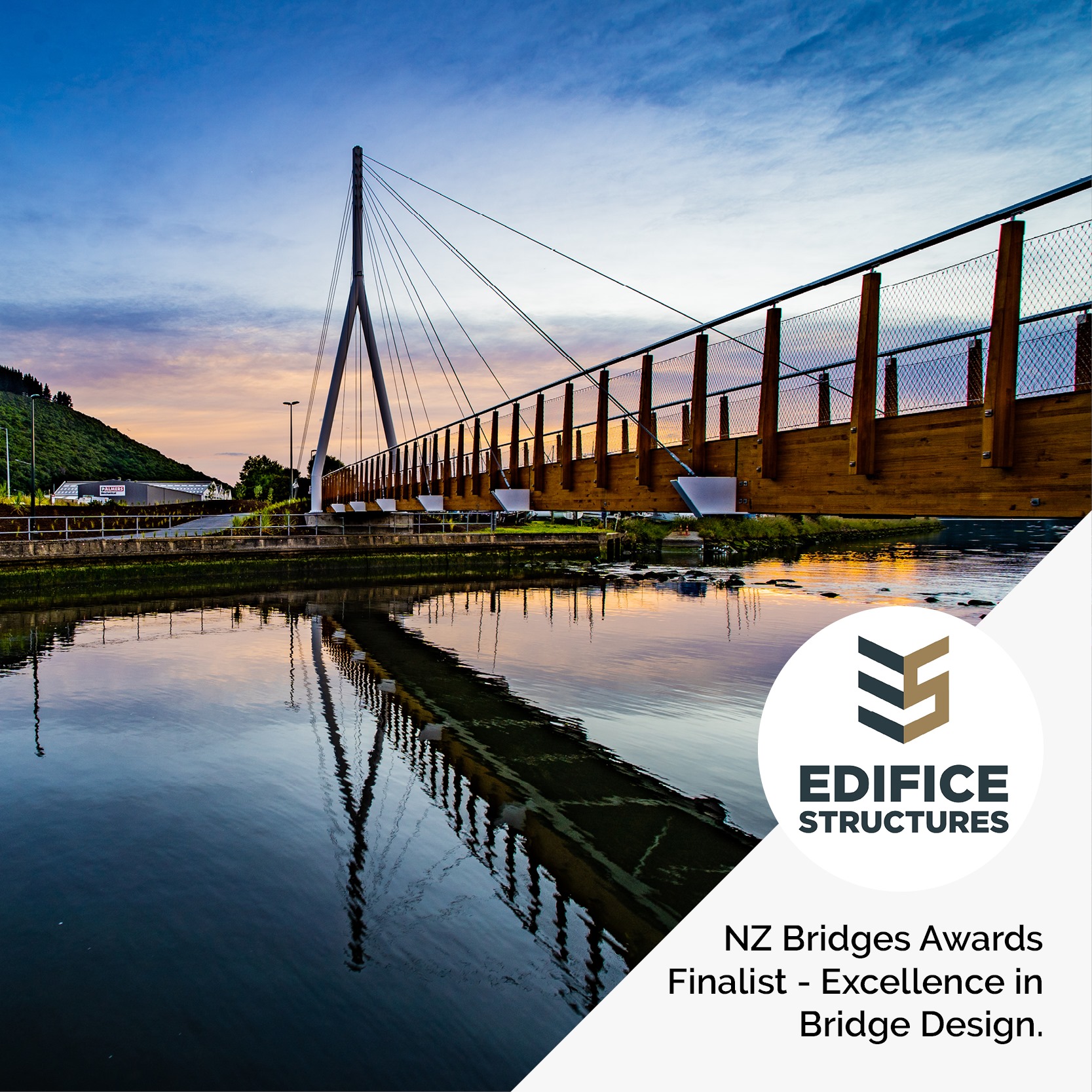 Edifice Structures - The Water of Leith Bridge in Dunedin has made the ...