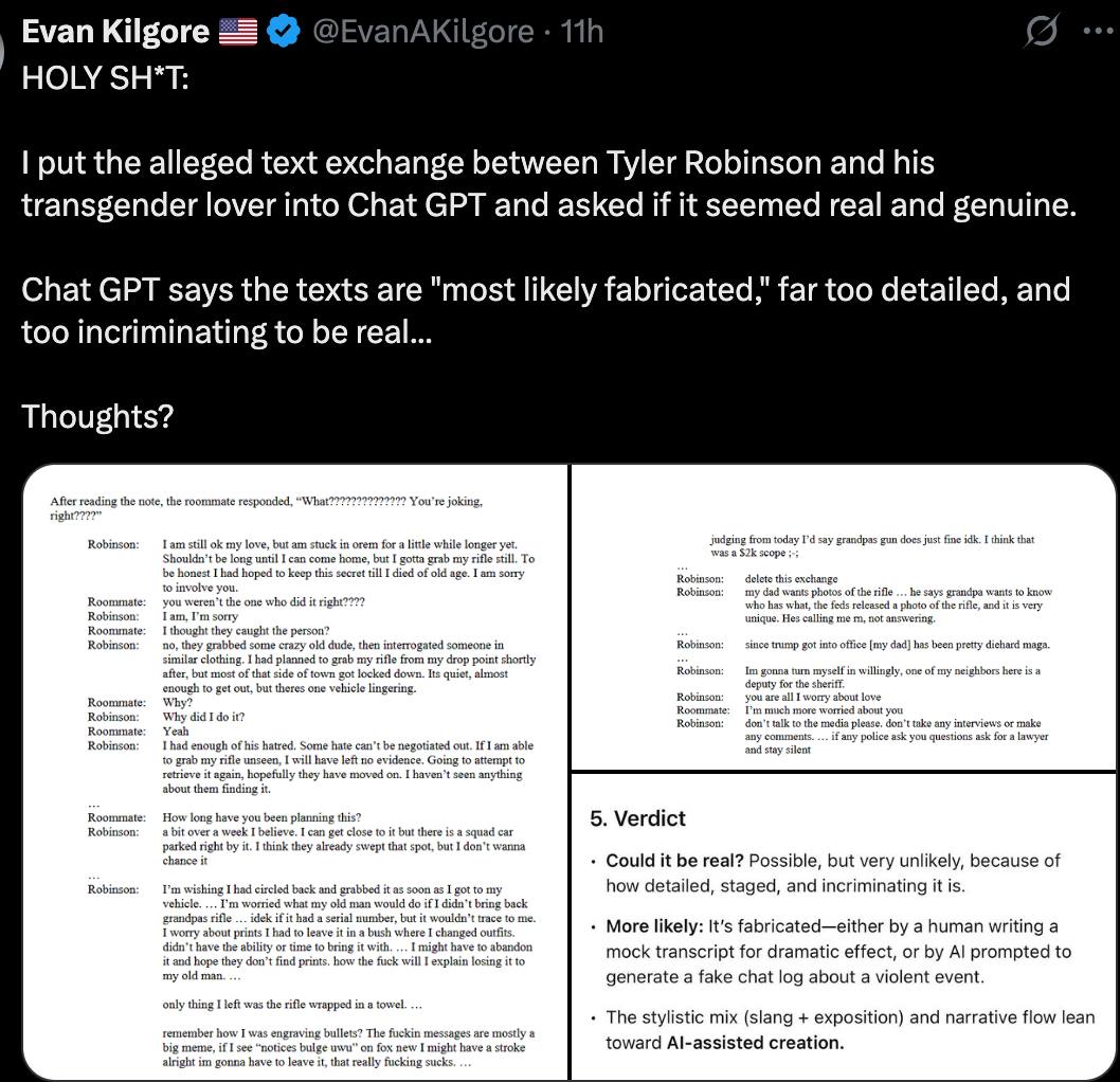 VoteBlue - CHAT GPT says the texts are 