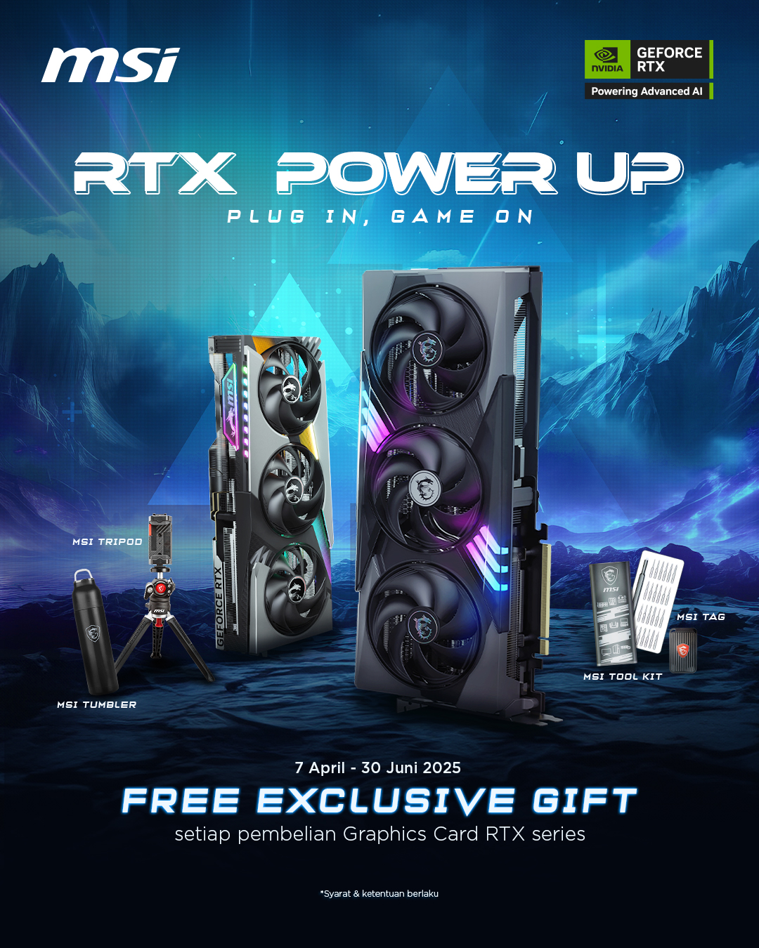 MSI Gaming - 🔥 RTX POWER UP – Plug In, Game On! 🔥 Dari... | Facebook