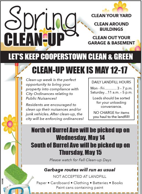 City - Here are the details for Spring Clean-Up Week. Just in time for ...