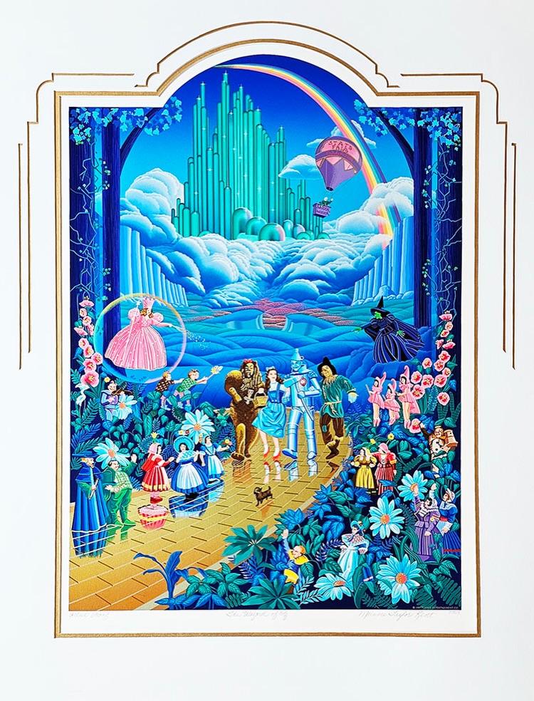 The Wizard of Oz” 50th Anniversary artwork by Melanie Taylor Kent