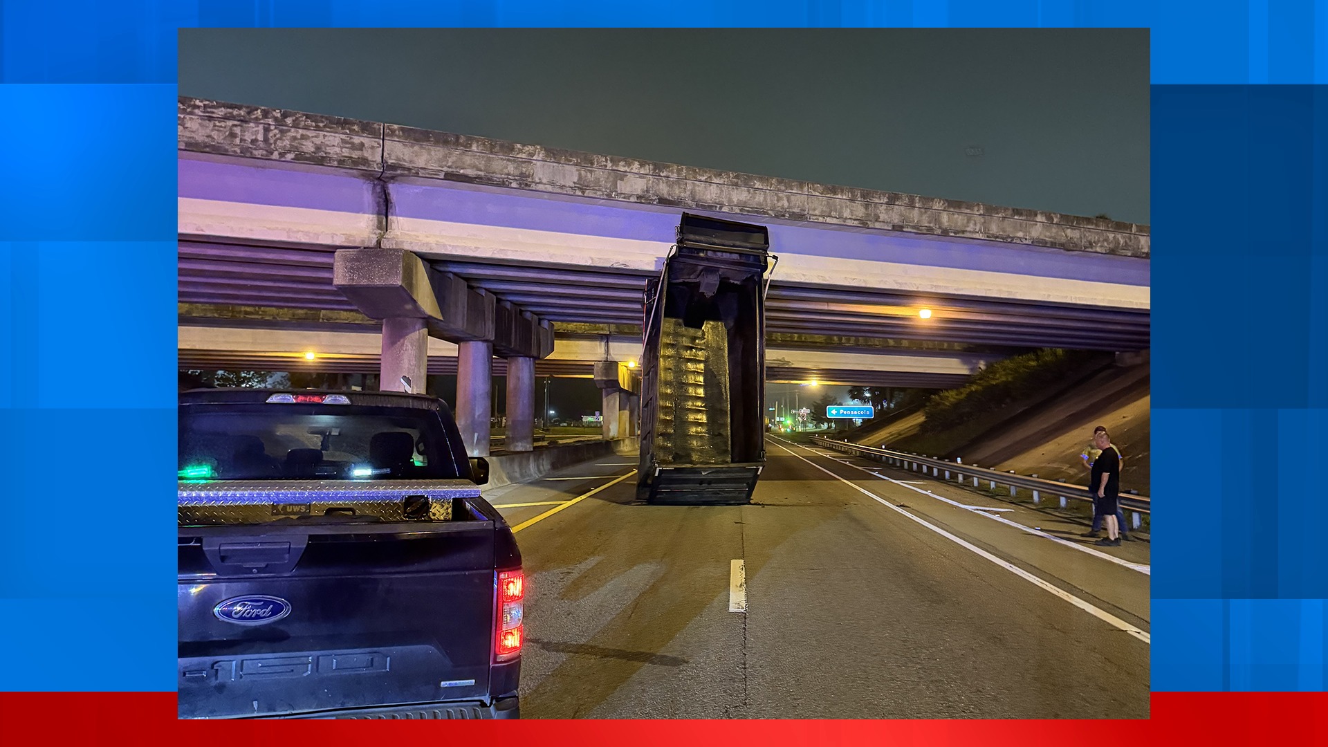 WLOX-TV - 🚨A dump truck driver in Florida was unaware his... | Facebook