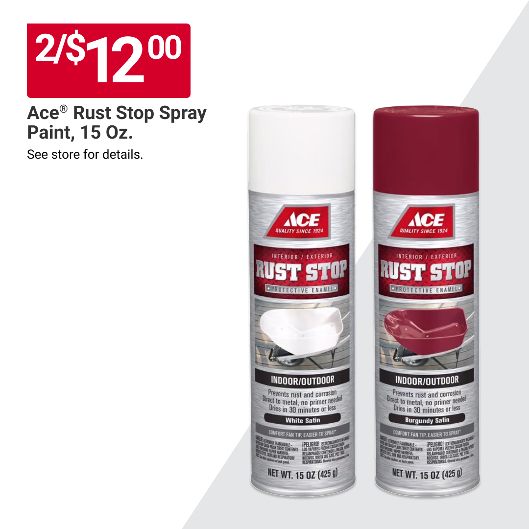 Ace rust stop spray paint adds a olson s ace hardware facebook