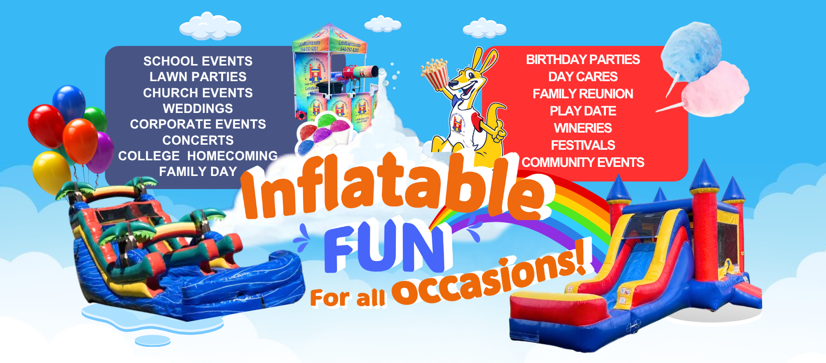 Let’s Bouncz Inflatables LLC | Linville VA