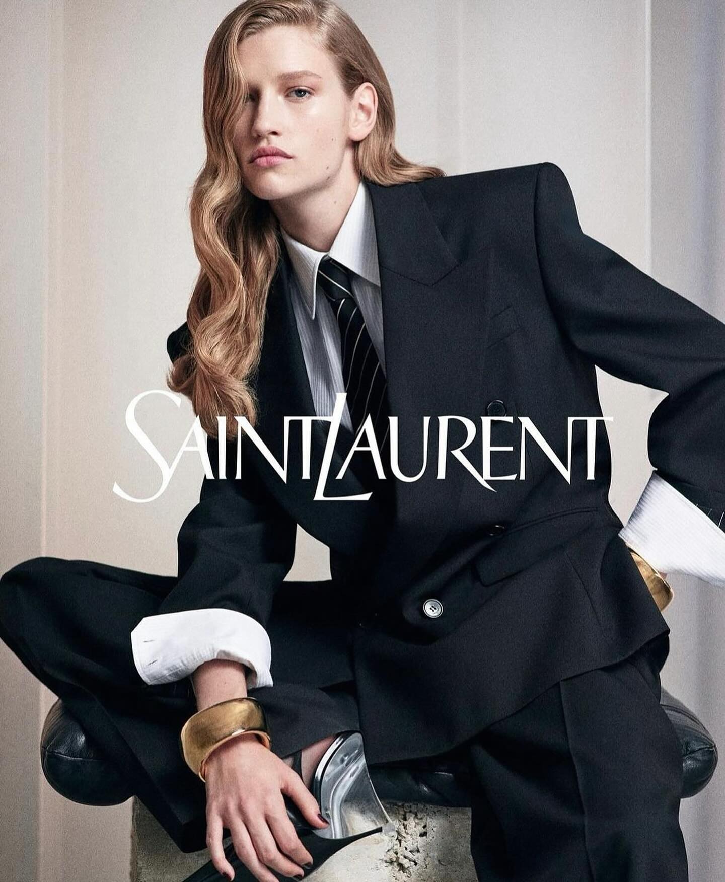 APOLLINE FOR SAINT LAURENT SS25 @ysl @ap.olline @anthonyvaccarello 