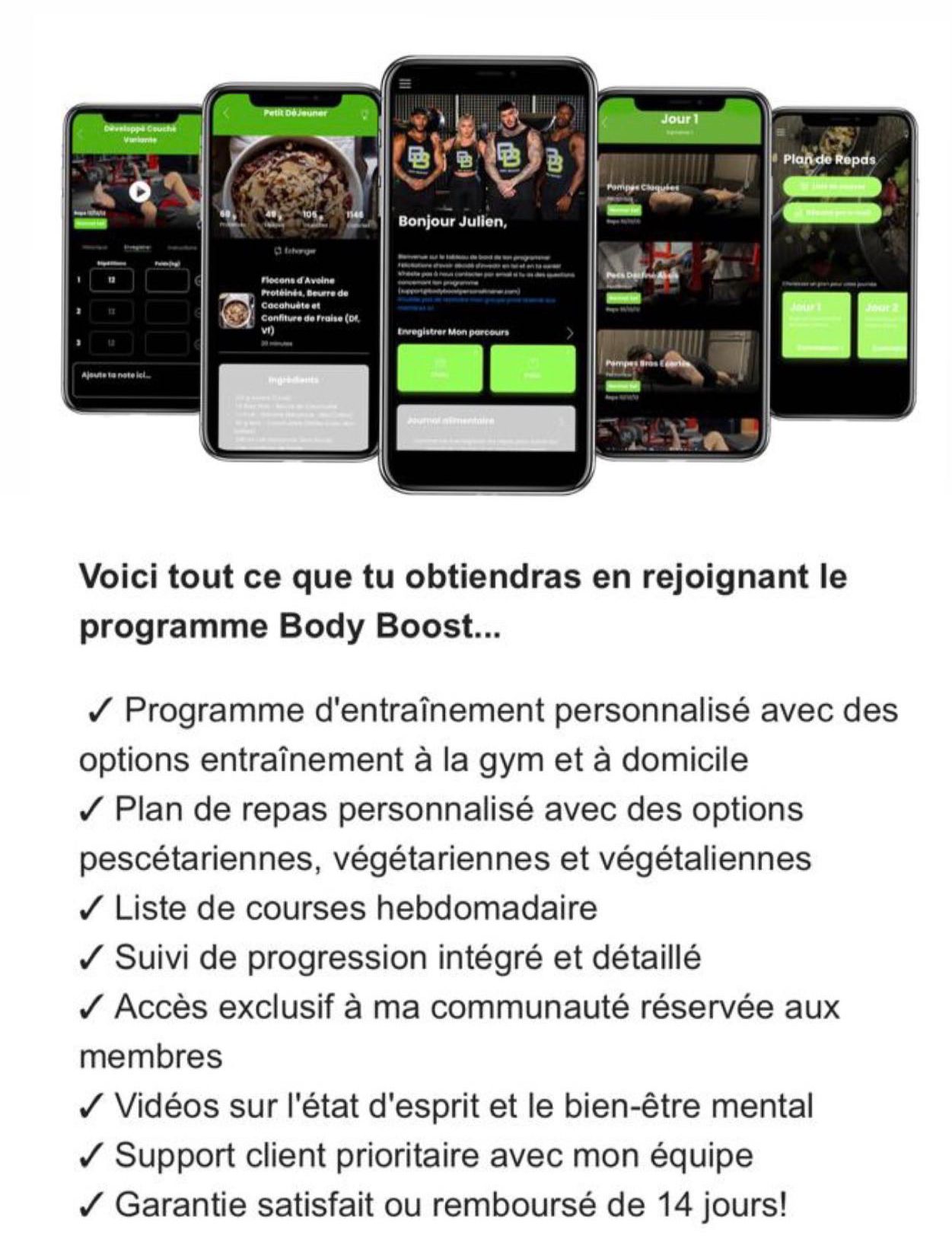 Body boost personal trainer