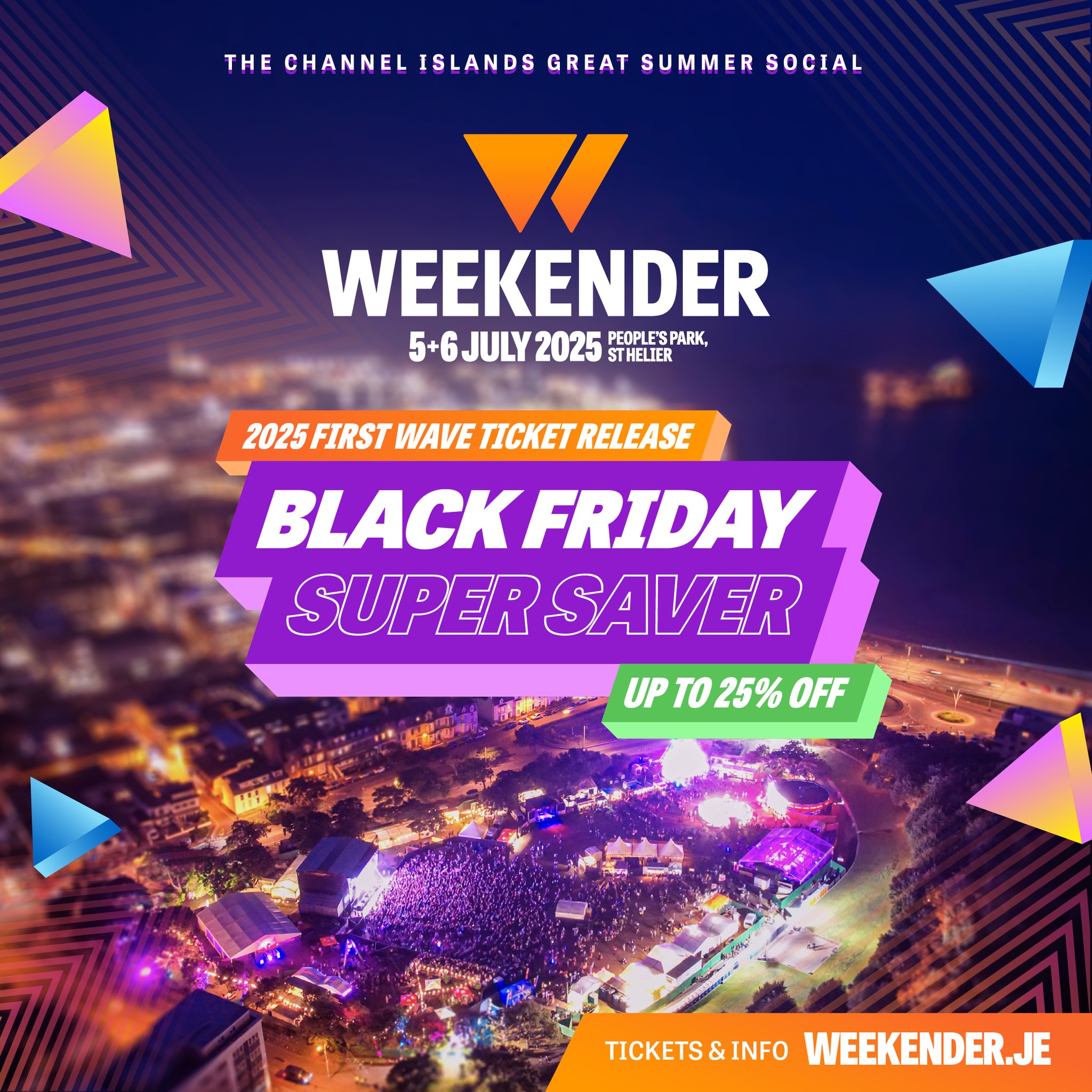 ⏰ Set your alarms as tickets go on sale... - Weekender Jersey