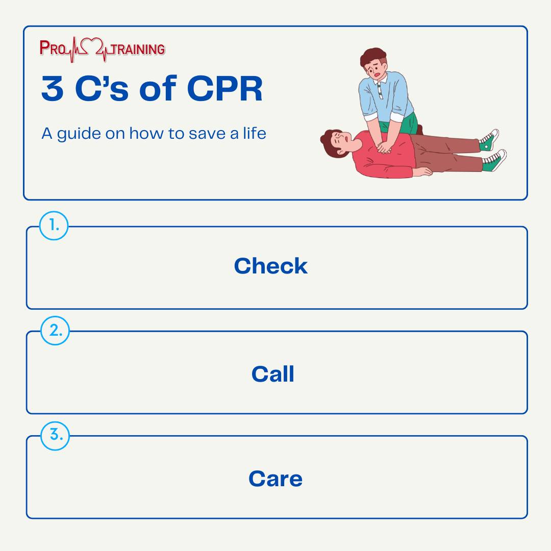🚨 The 3 C’s of CPR: Check, Call,... - protrainingcourses.com | Facebook