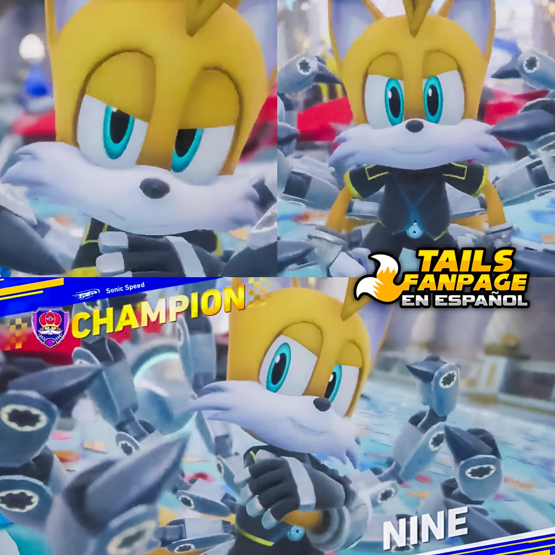 Tails - Nine celebrando su 1er lugar en 