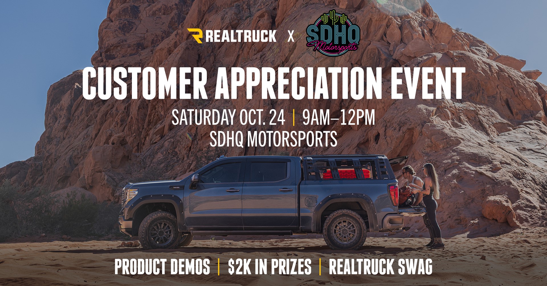 RealTruck x SDHQ Motorsports: Ascend Cap-to-Rack Demo Event