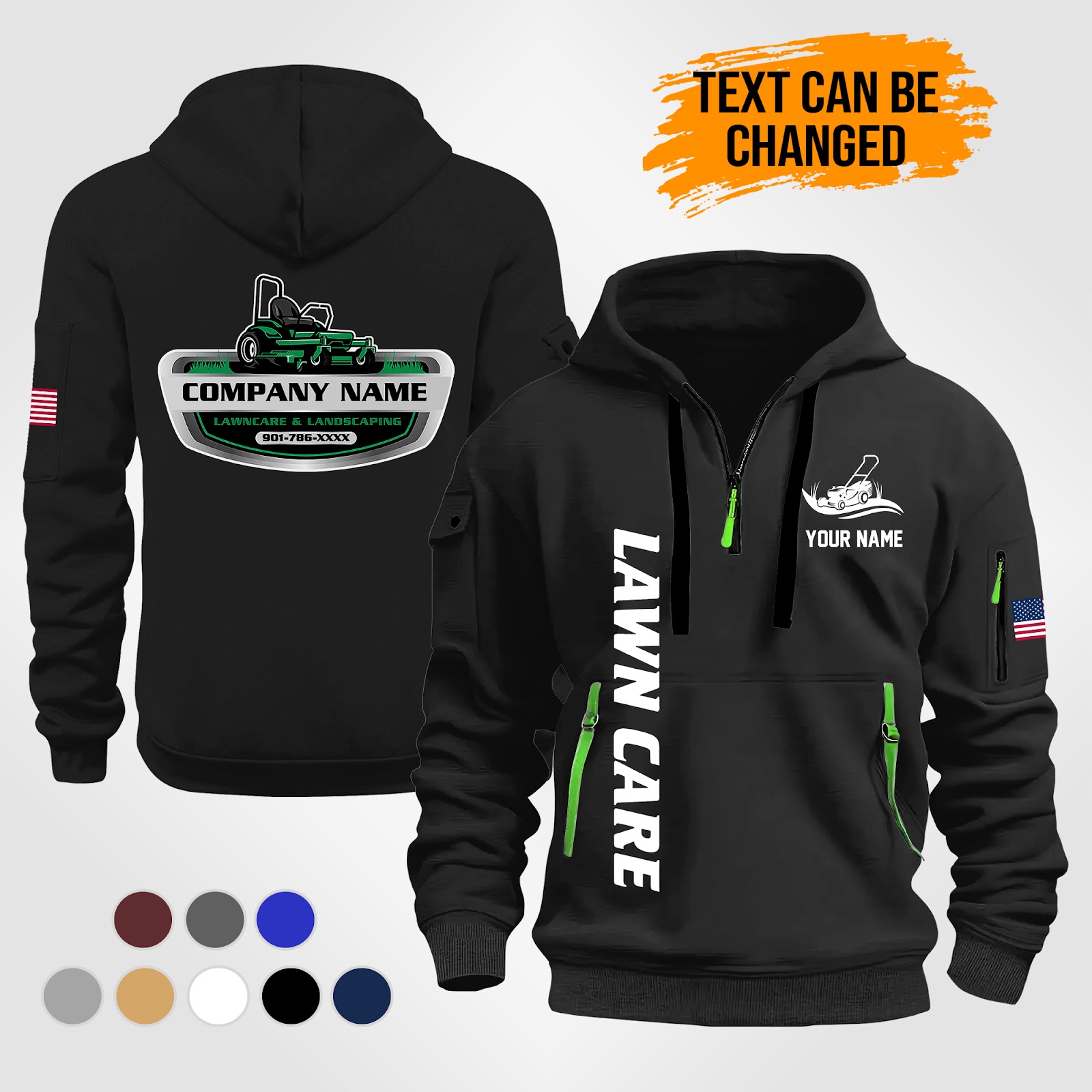 Azfancy - 🌿 STAND OUT ON THE JOB — CUSTOM LAWN CARE HOODIES! 🌿 👕 ...
