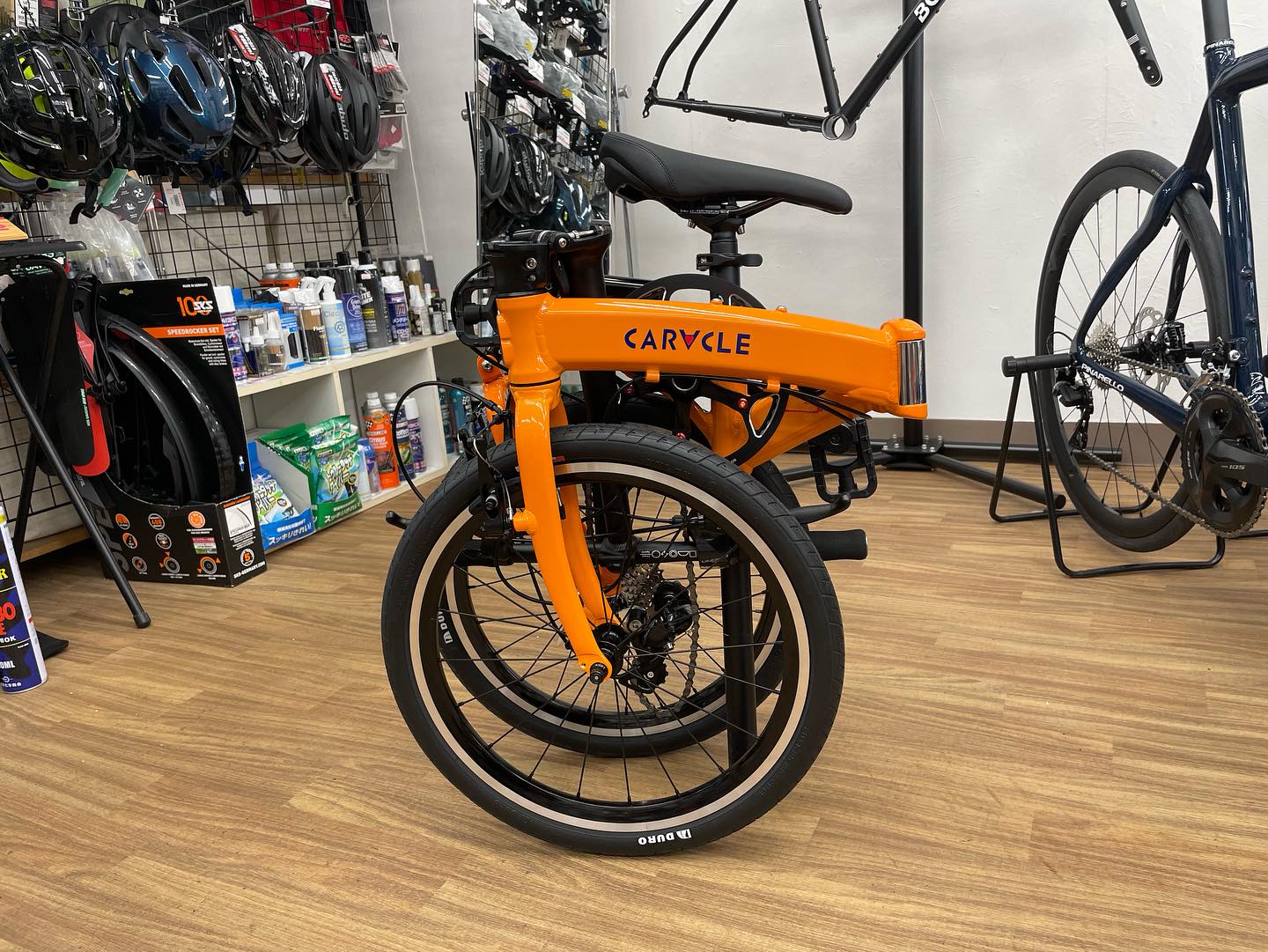CARACLE-S 世界最小サイズに折りたためる自転車】 先日ご紹介した