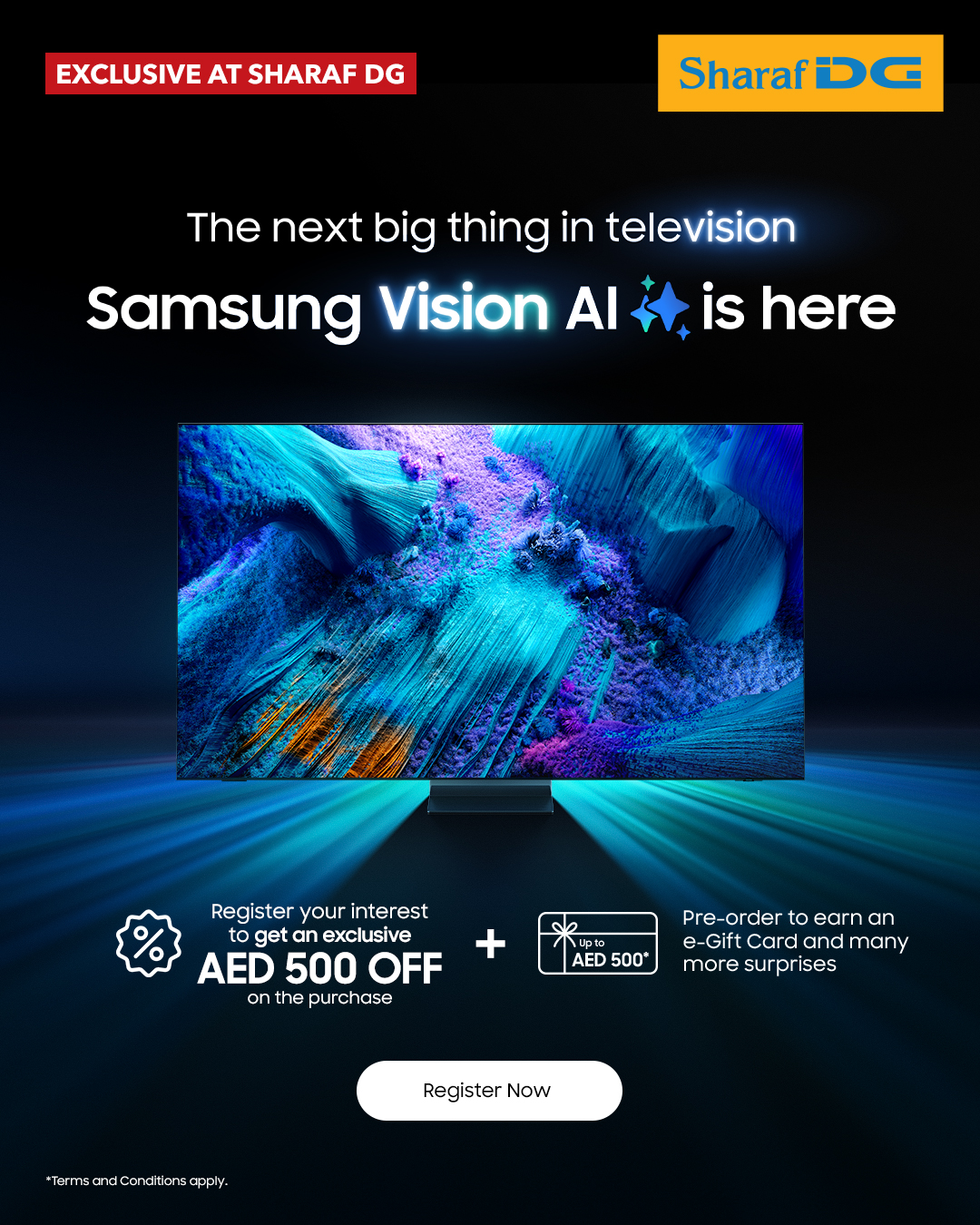 Sharaf - 🚨 EXCLUSIVE at Sharaf DG! The future of television is here ...