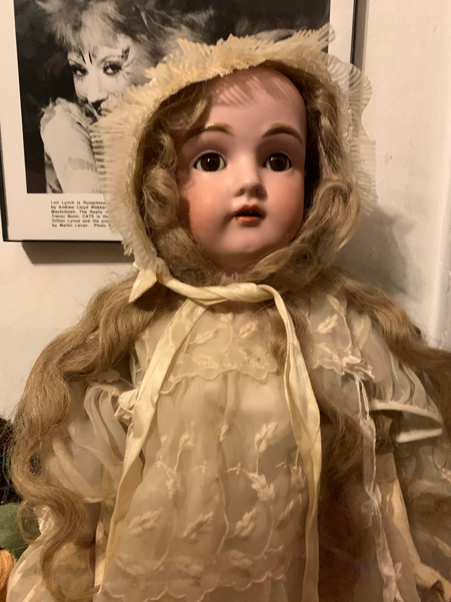 I did not know she came in two sizes, wow. Large one is 63” tall