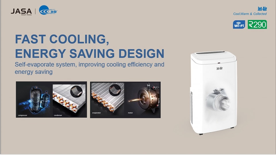 J-Smart Portable with Wi-Fi... - Jet-Air Air Conditioner | Facebook