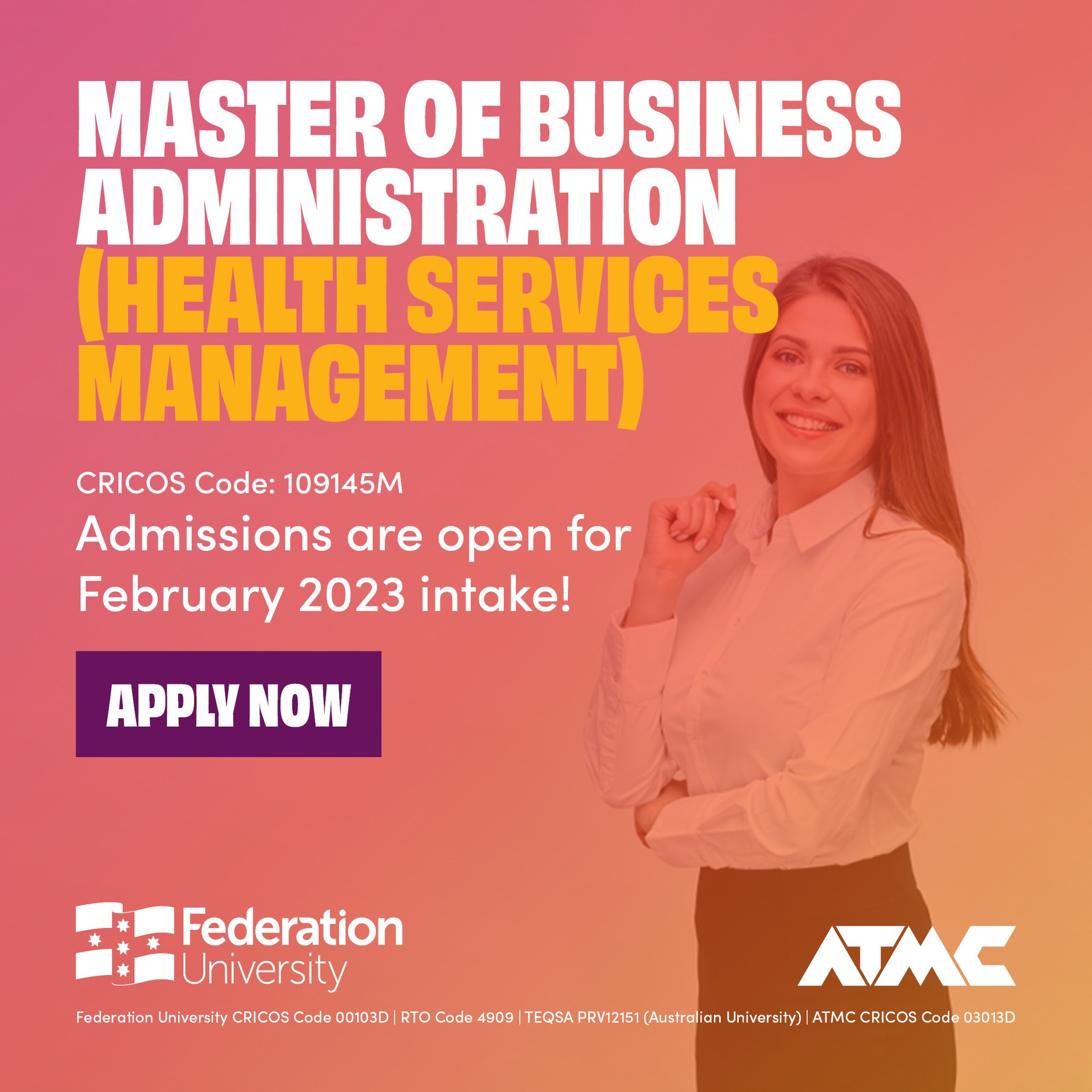 ATMC Australia - A master's #degree in #healthcare and...