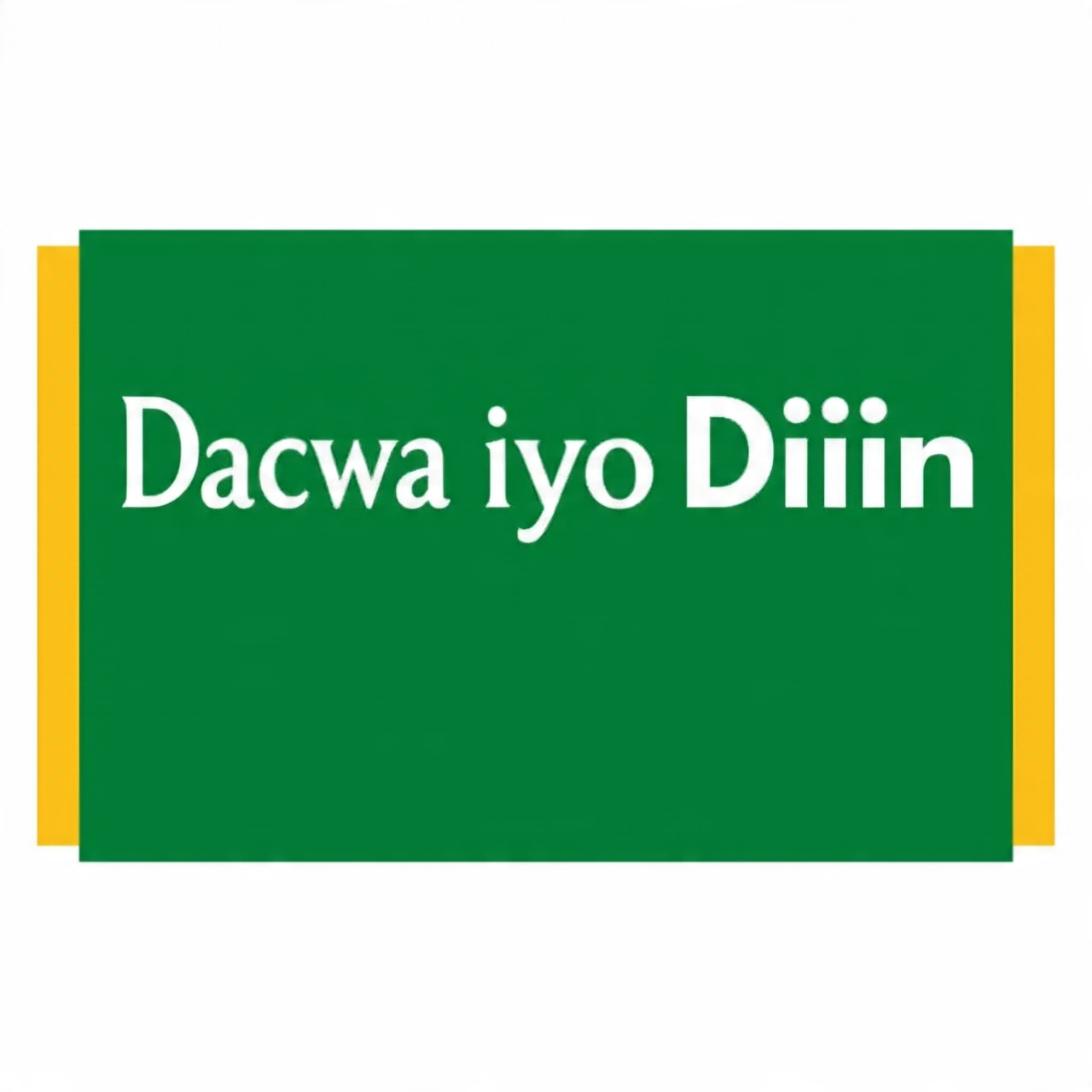Dacwa iyo diin