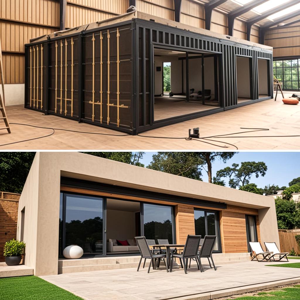 Living - From raw steel to refined minimalism—same container, just a ...