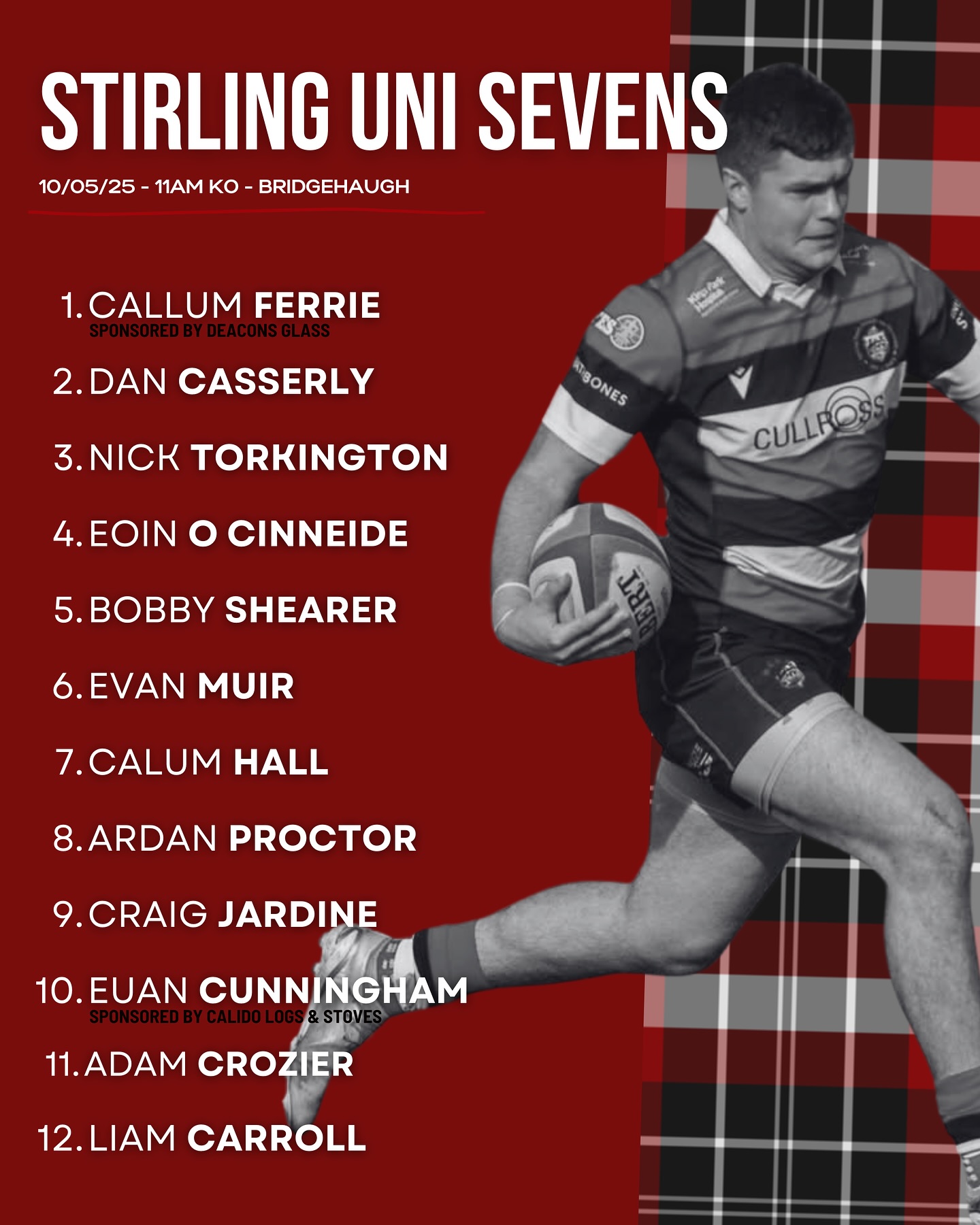 TEAM NEWS 🗞️ Here are your County... - Stirling County RFC | Facebook