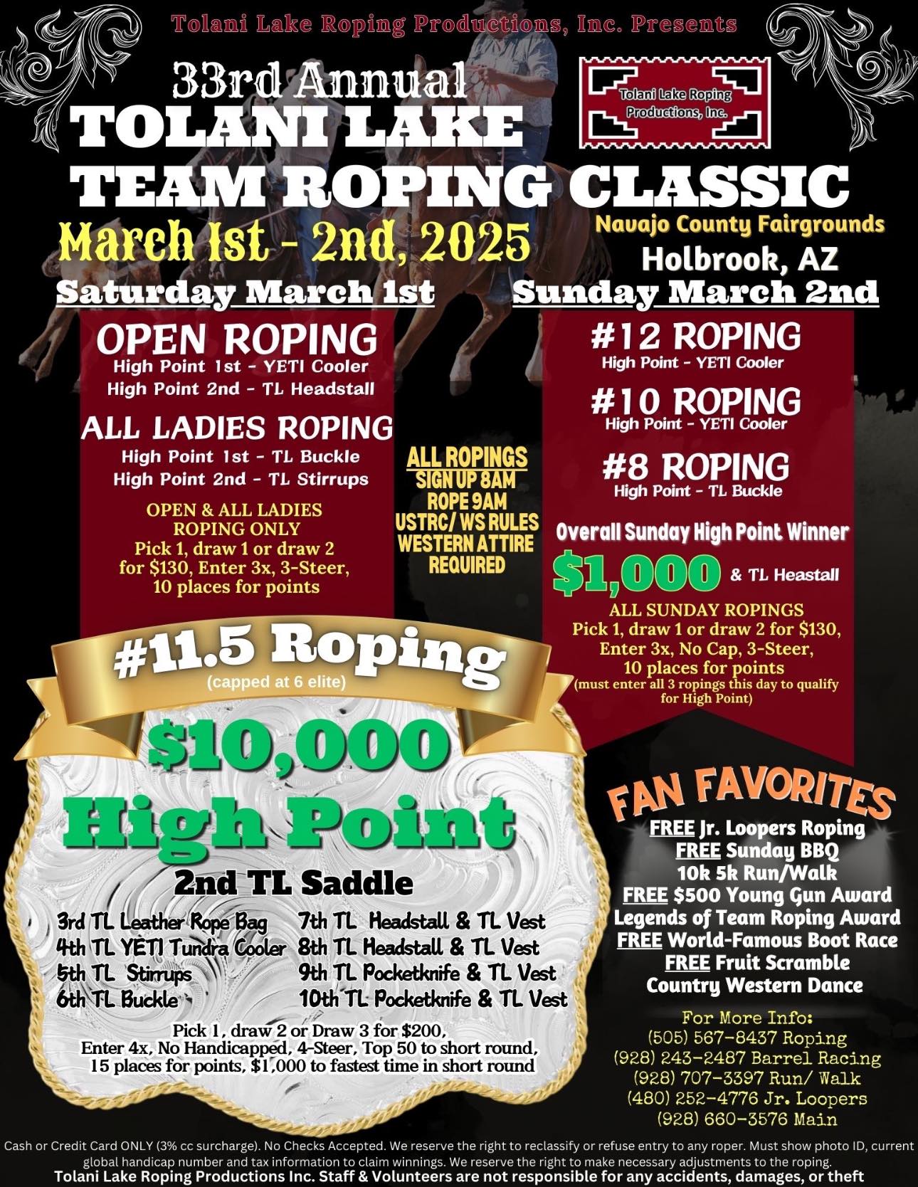 Tolani - 🔥 Saddle Up for the 33rd Annual Tolani Lake Team Roping ...
