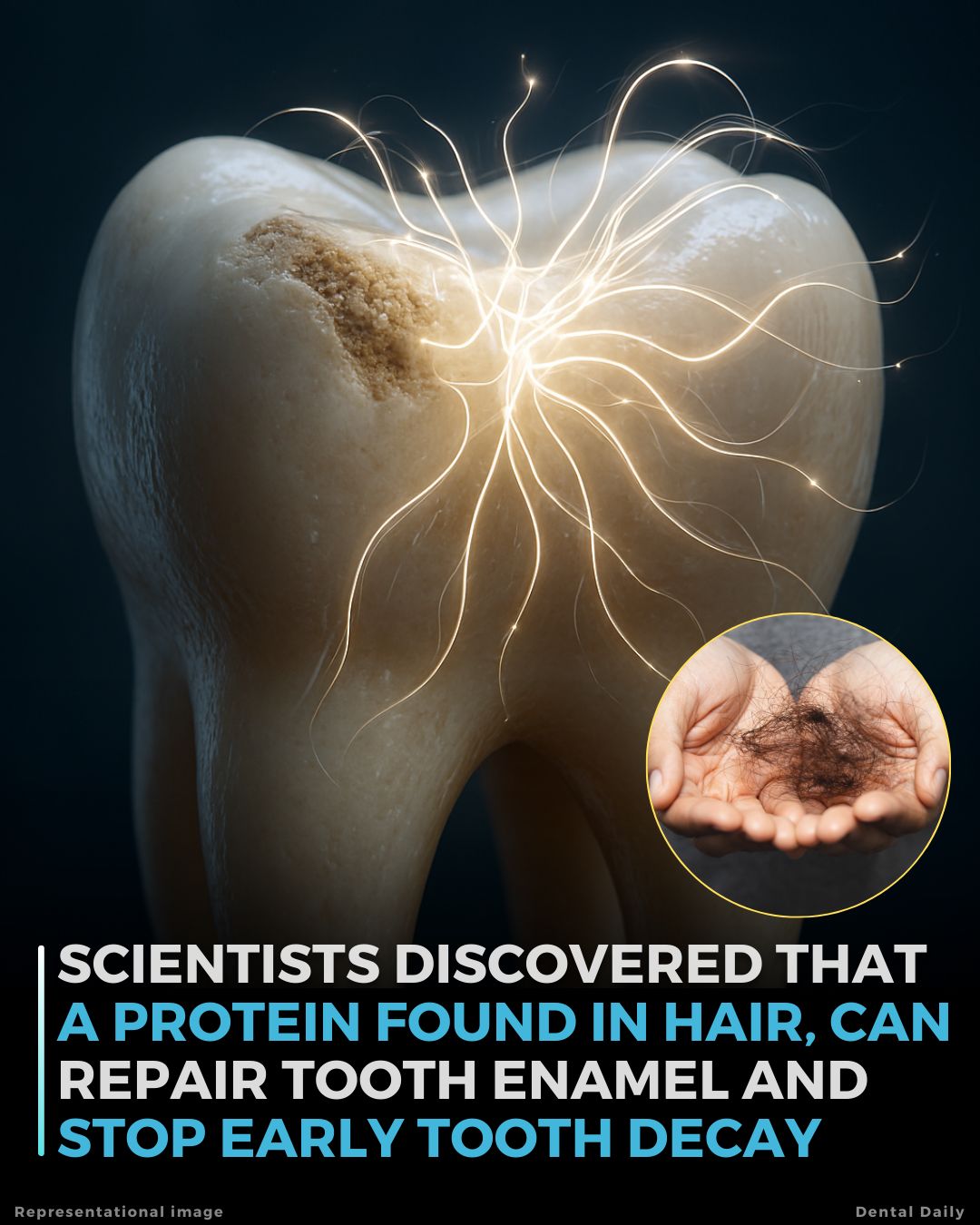 Dental - 🦷 A toothpaste made from hair may soon repair damaged teeth ...