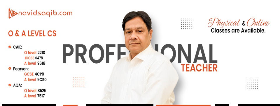 Navid Saqib - O/A Level Computer Science | Lahore