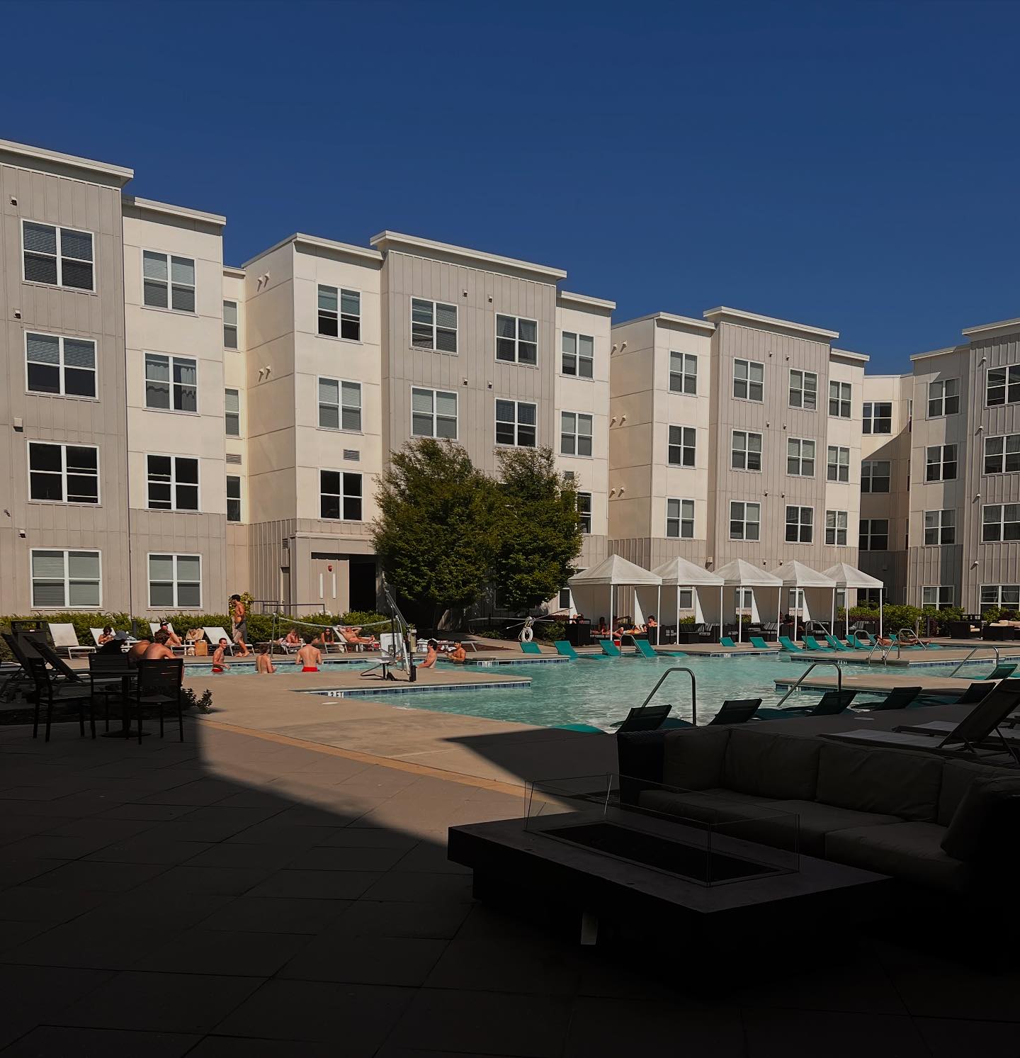 The pool is OFFICIALLY OPEN!😍 Come... - Rush Student Living | Facebook
