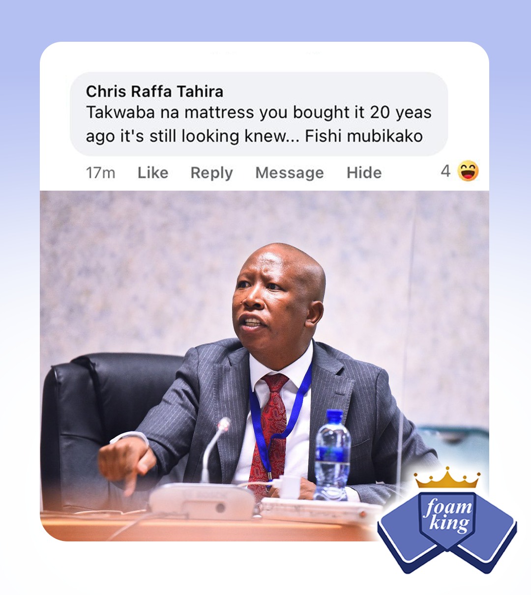 Foam - Ba Chris is demanding some answers kuno..🙆‍♂️ Admin has gone to ...