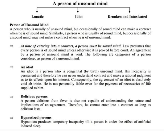 Meaning Of Unsound Mind Person Lawjini Associates Facebook