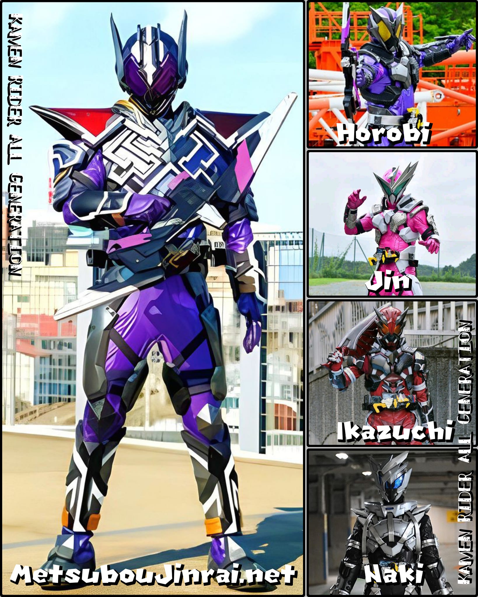 Kamen - MetsubouJinrai.net 🔥 • Horobi - Kamen Rider Horobi • Jin ...