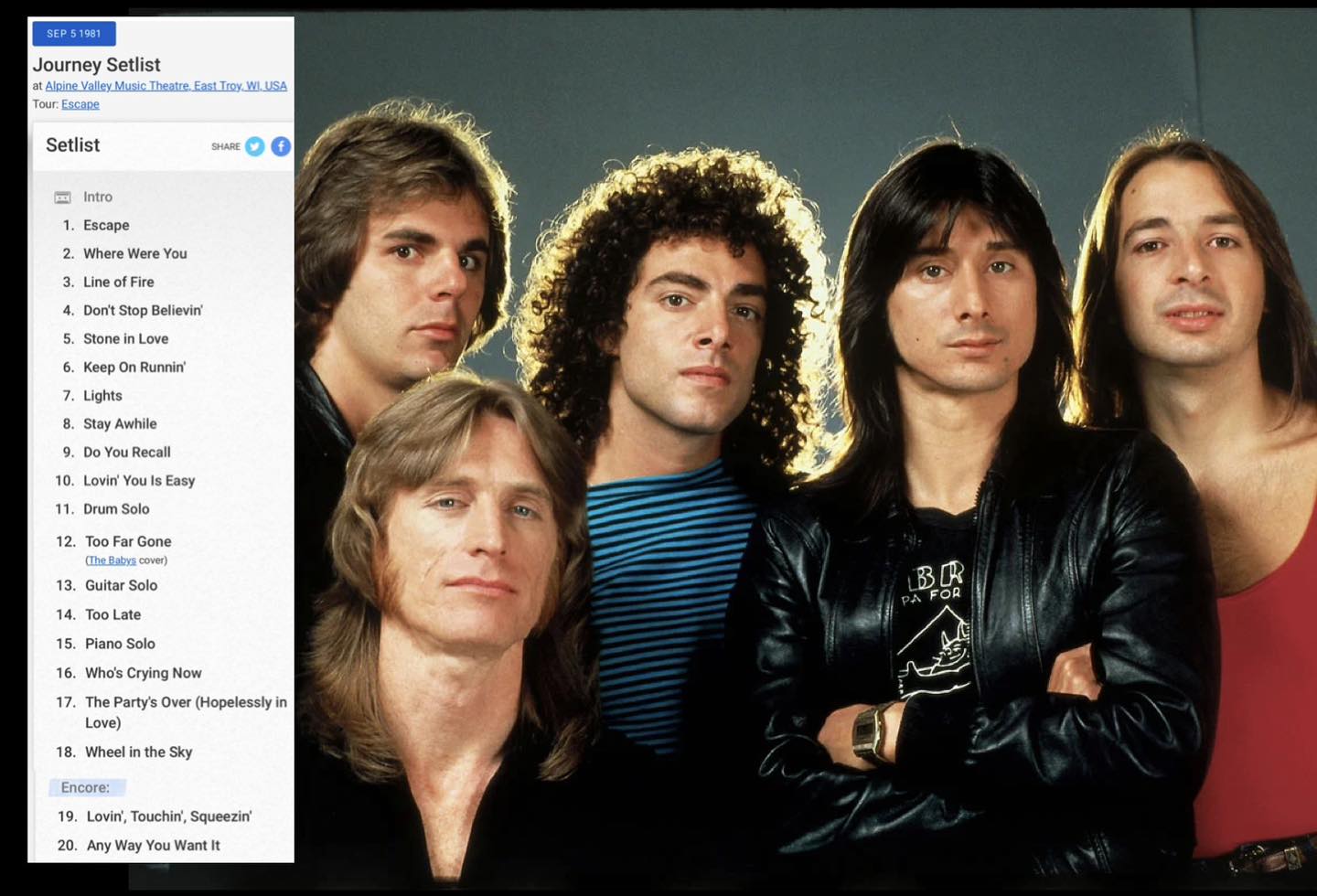 JOURNEY - Girl Can't Help It (1986 Live)