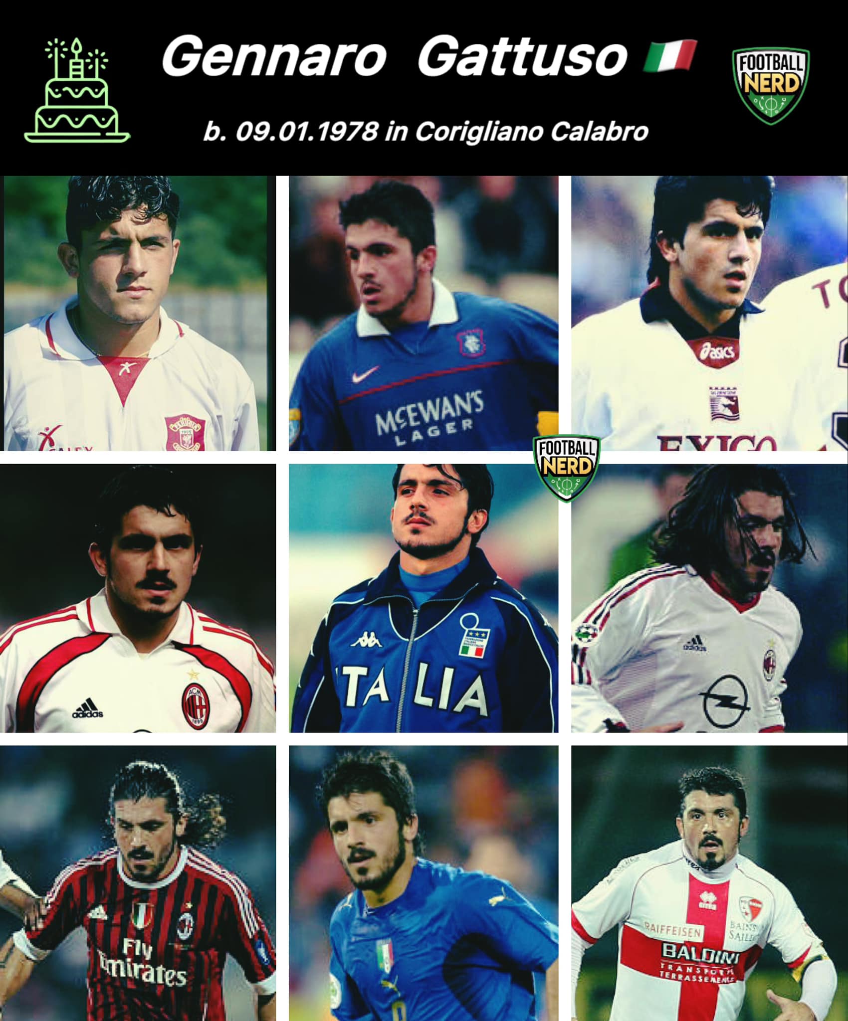 Gennaro Gattuso turns 48: Milan legend and World Cup winner